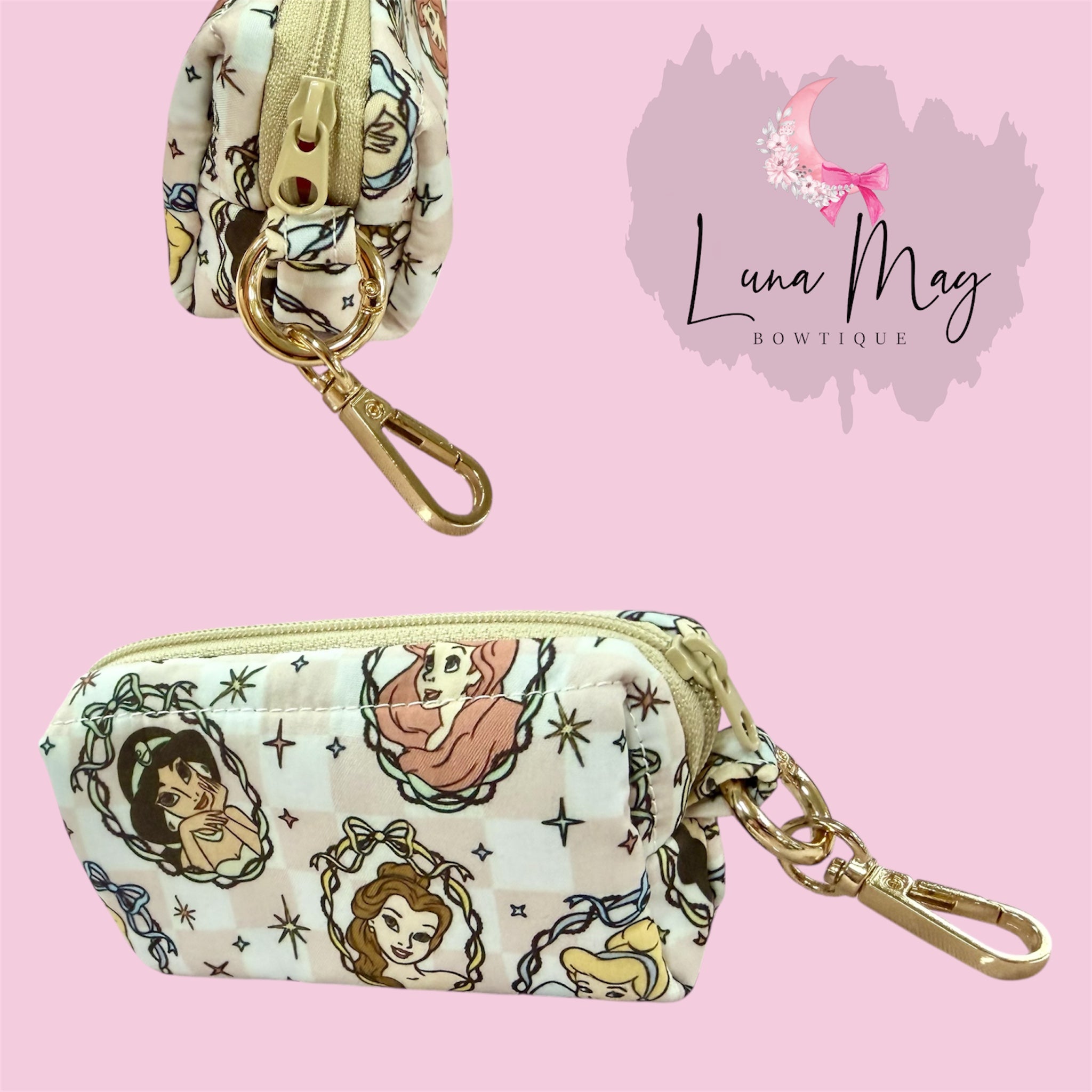 Princess small boxy pouch