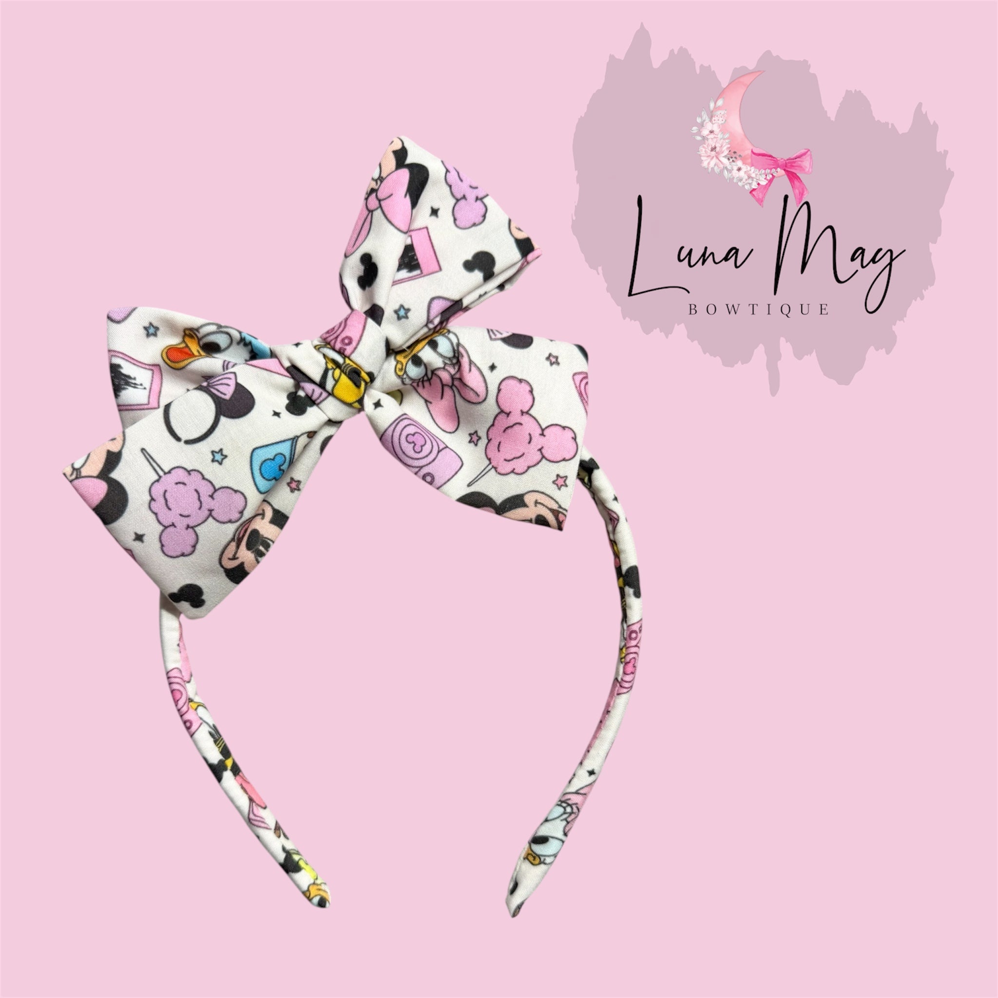 Mouse Items Bow on a Headband