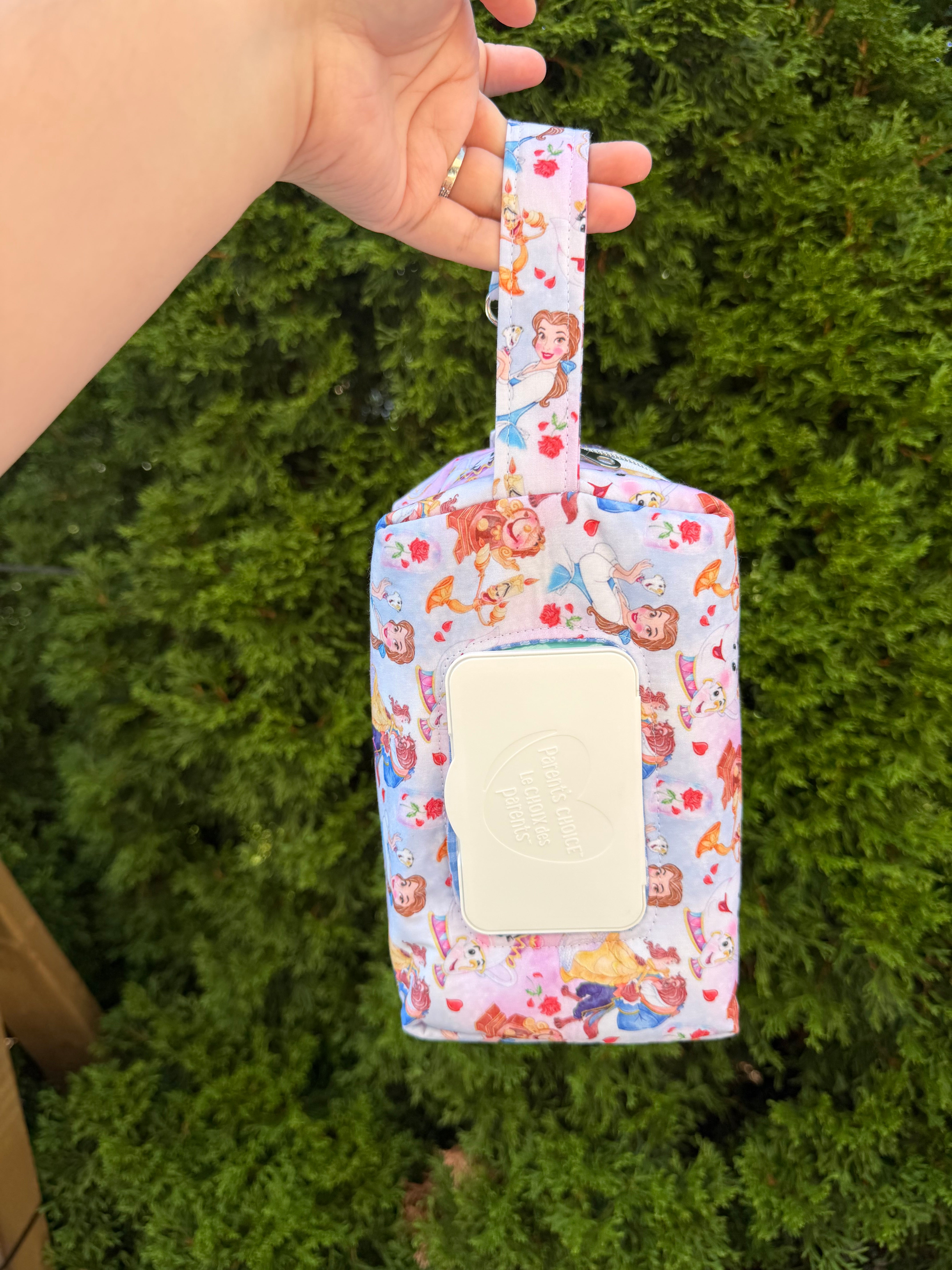 Princess Diaper and Wipe Pouch