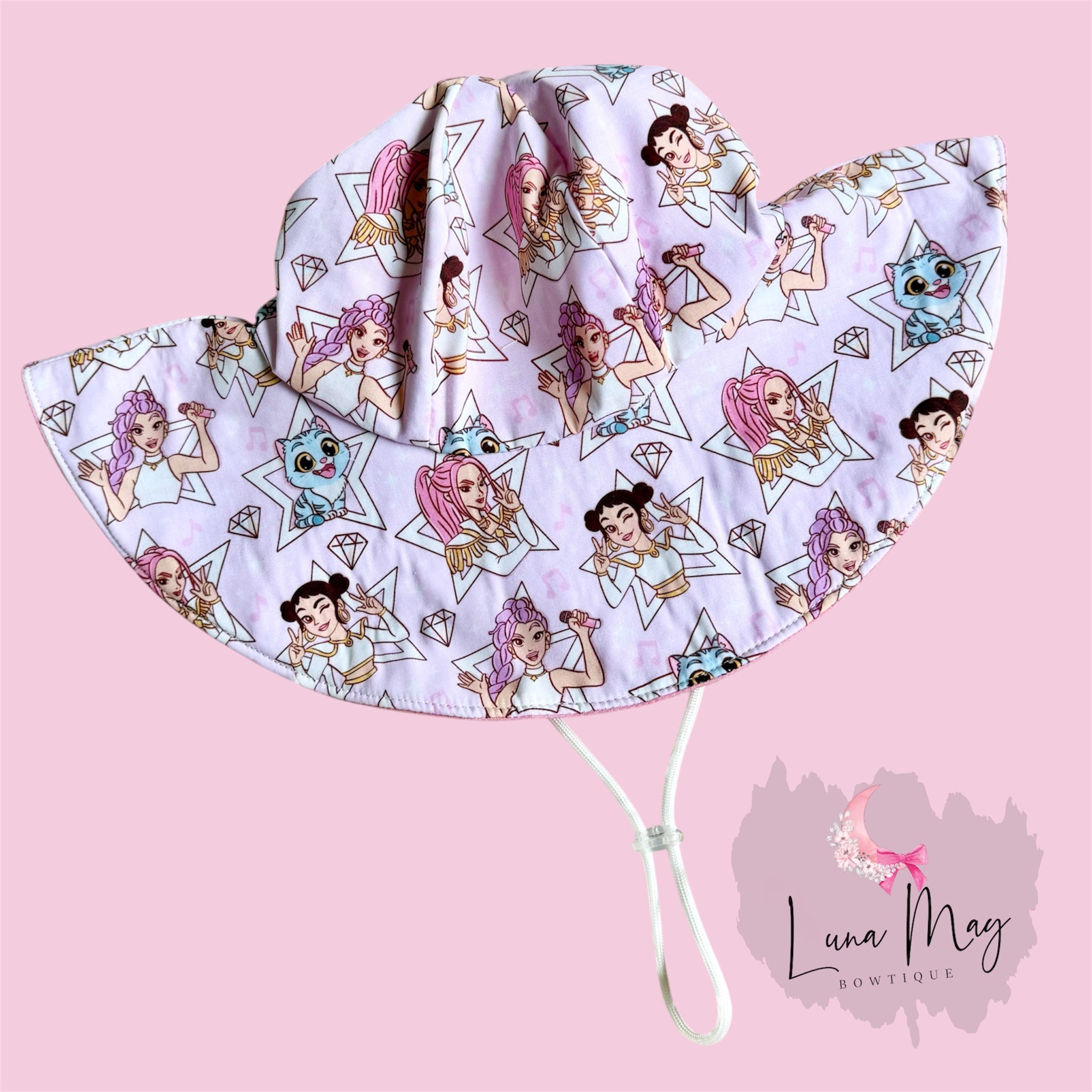 Demon Hunters Sun Hat - Made to Order - Ships in 2-4 weeks