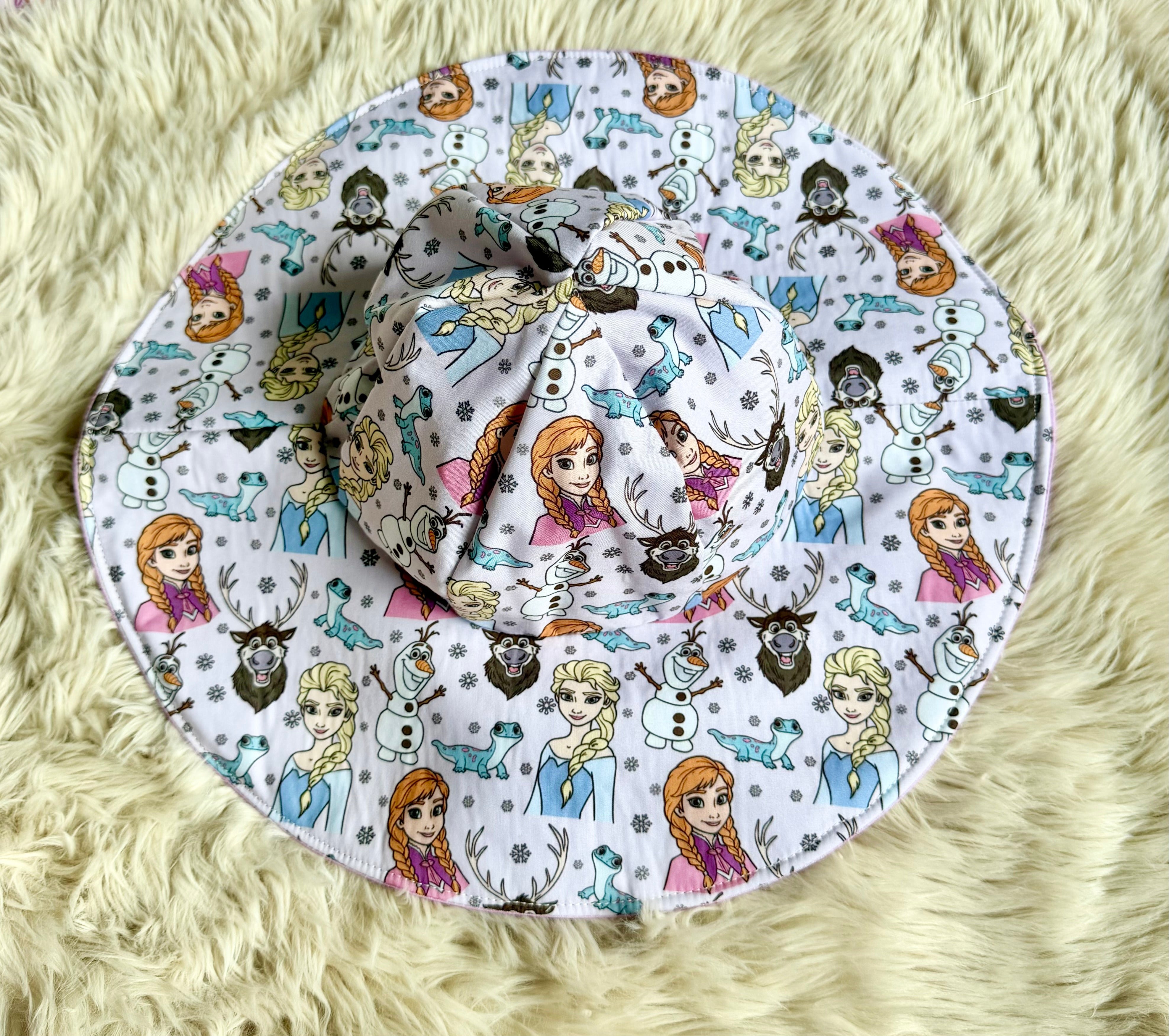 Ice Queen Sun Hat - Made to Order - Ships in 2-4 weeks
