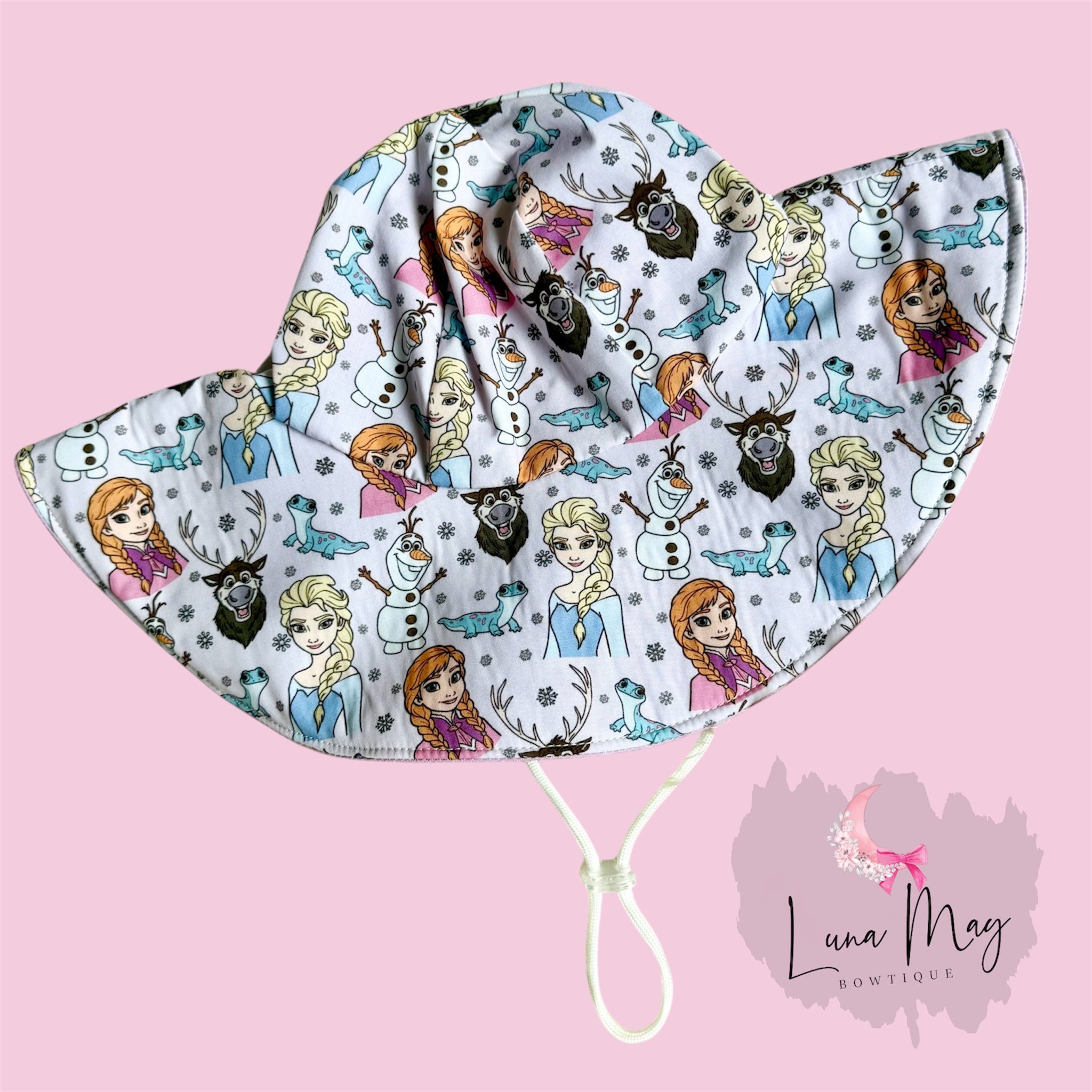 Ice Queen Sun Hat - Made to Order - Ships in 2-4 weeks
