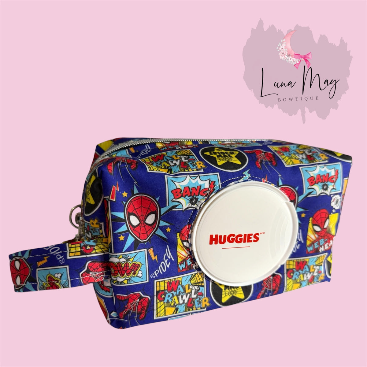 Spider Diaper and Wipe Pouch