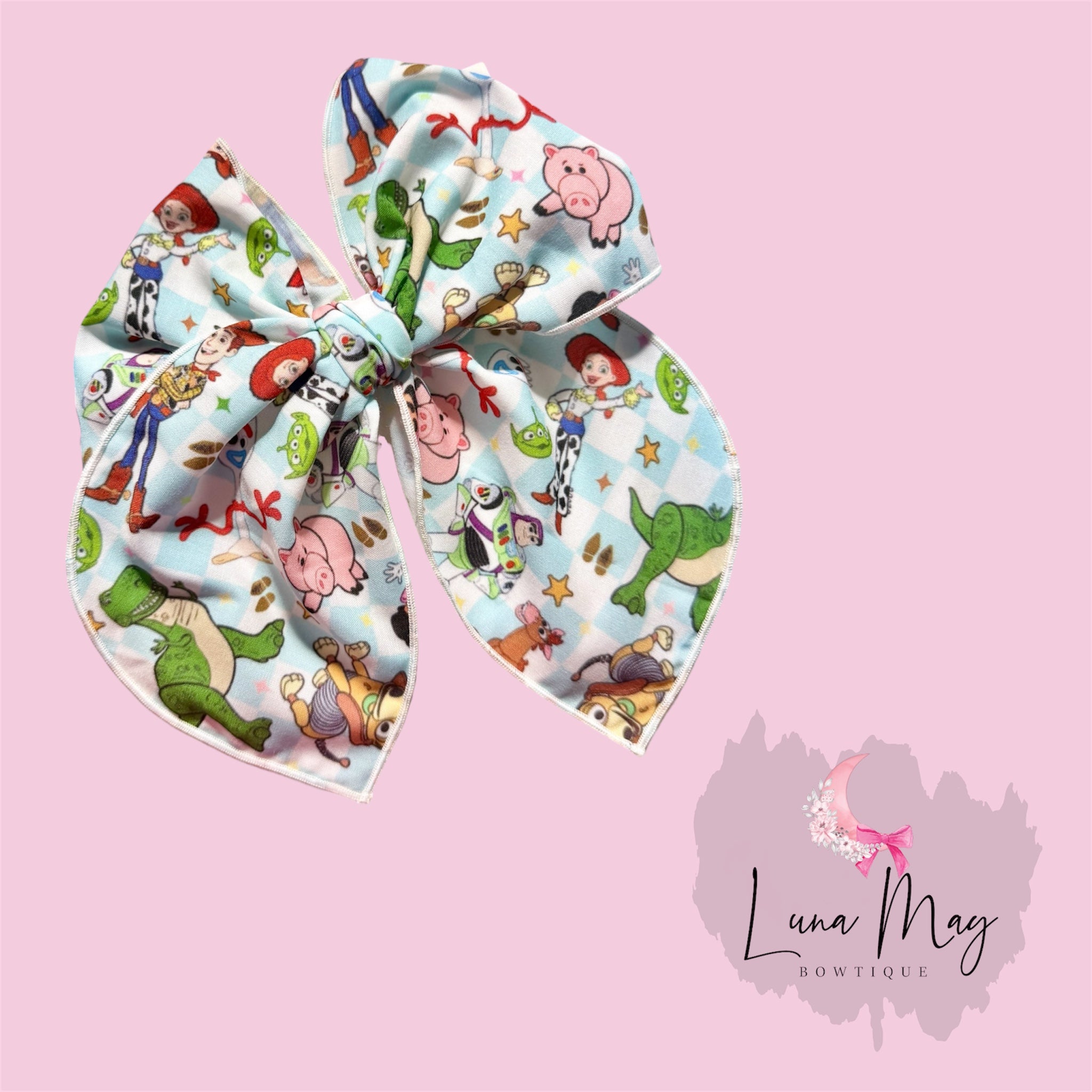 Toy Friends Bow on alligator clip