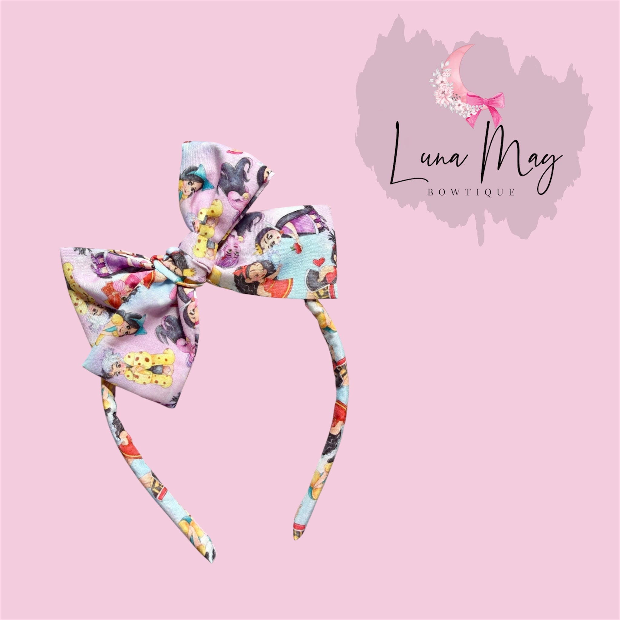 Villians Bow on a Headband