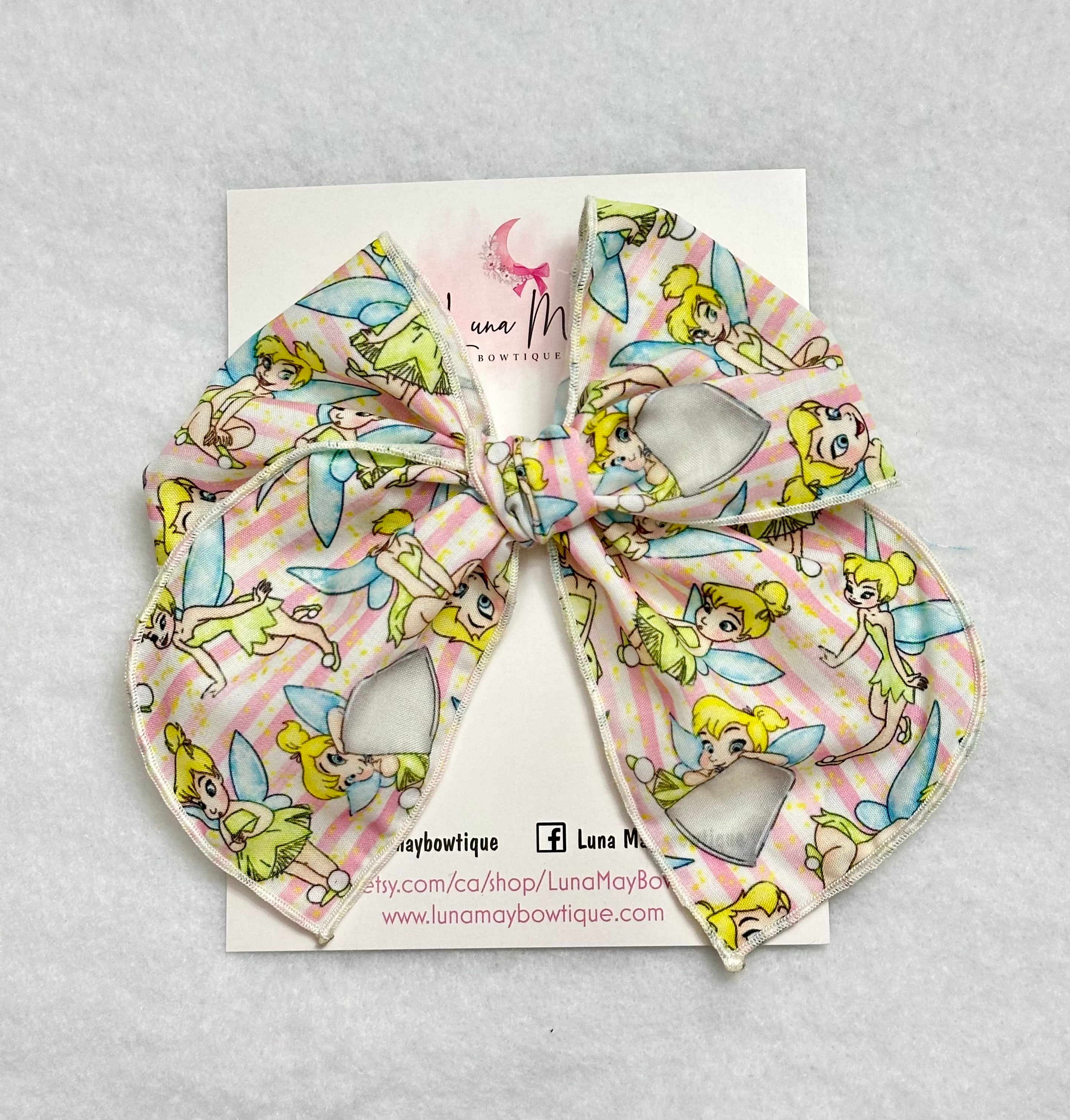Fairy Bow Sailor Bow on alligator clip