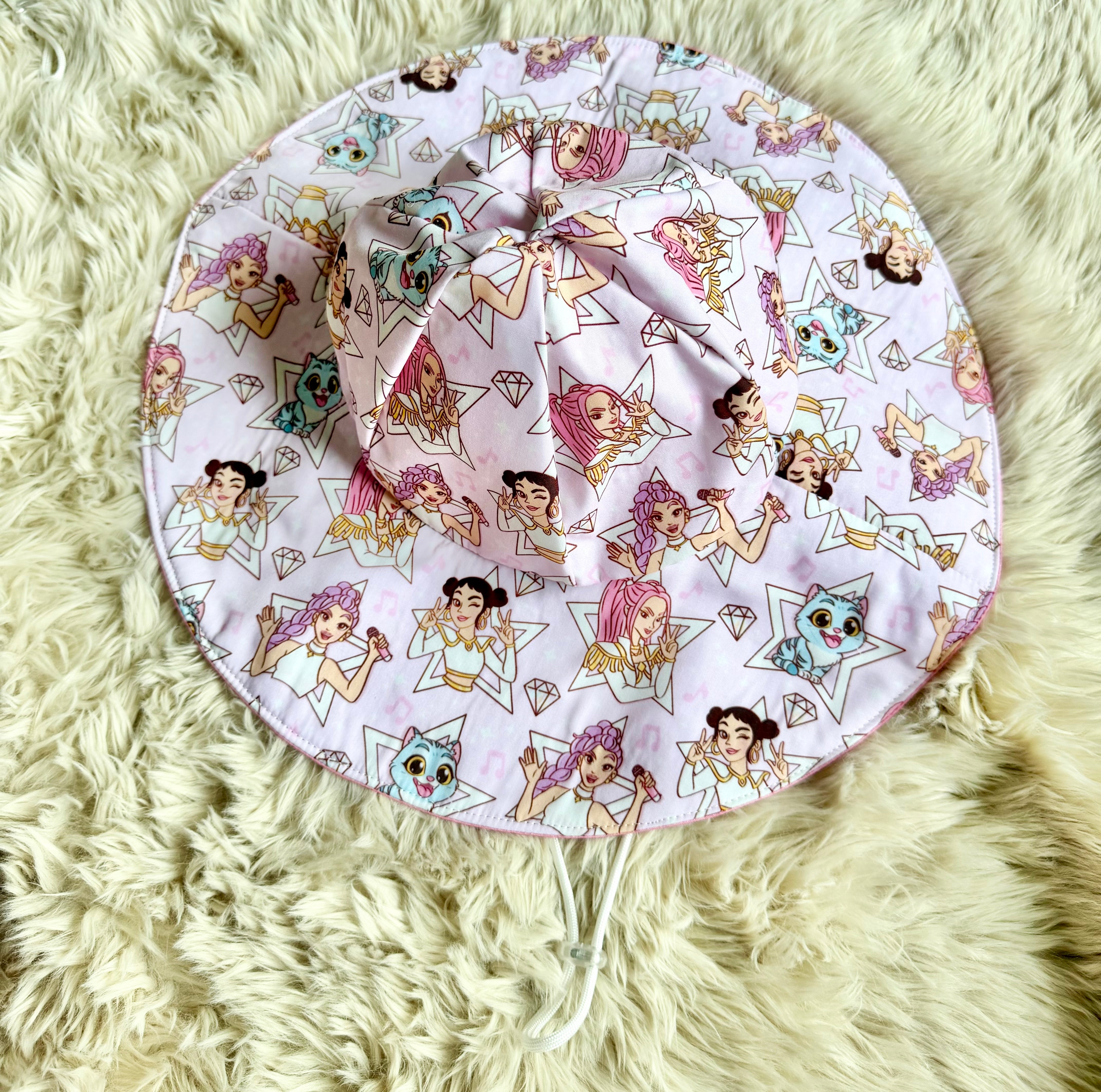 Demon Hunters Sun Hat - Made to Order - Ships in 2-4 weeks