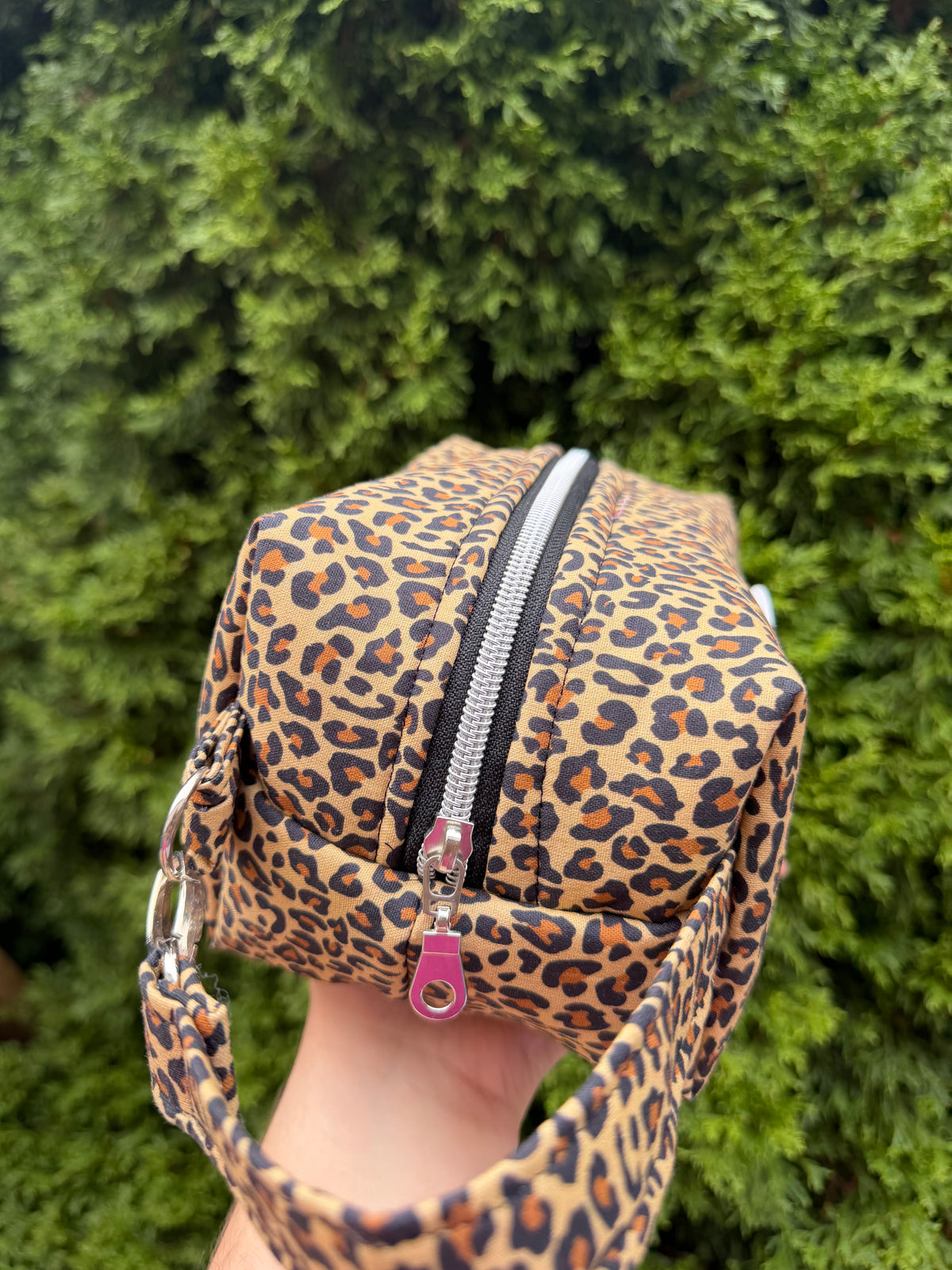 Cheetah Diaper and Wipe Pouch