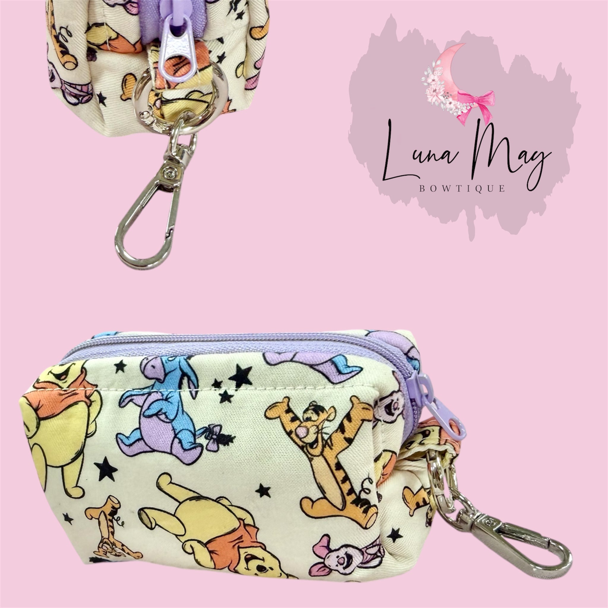 Bear and Friends small boxy pouch