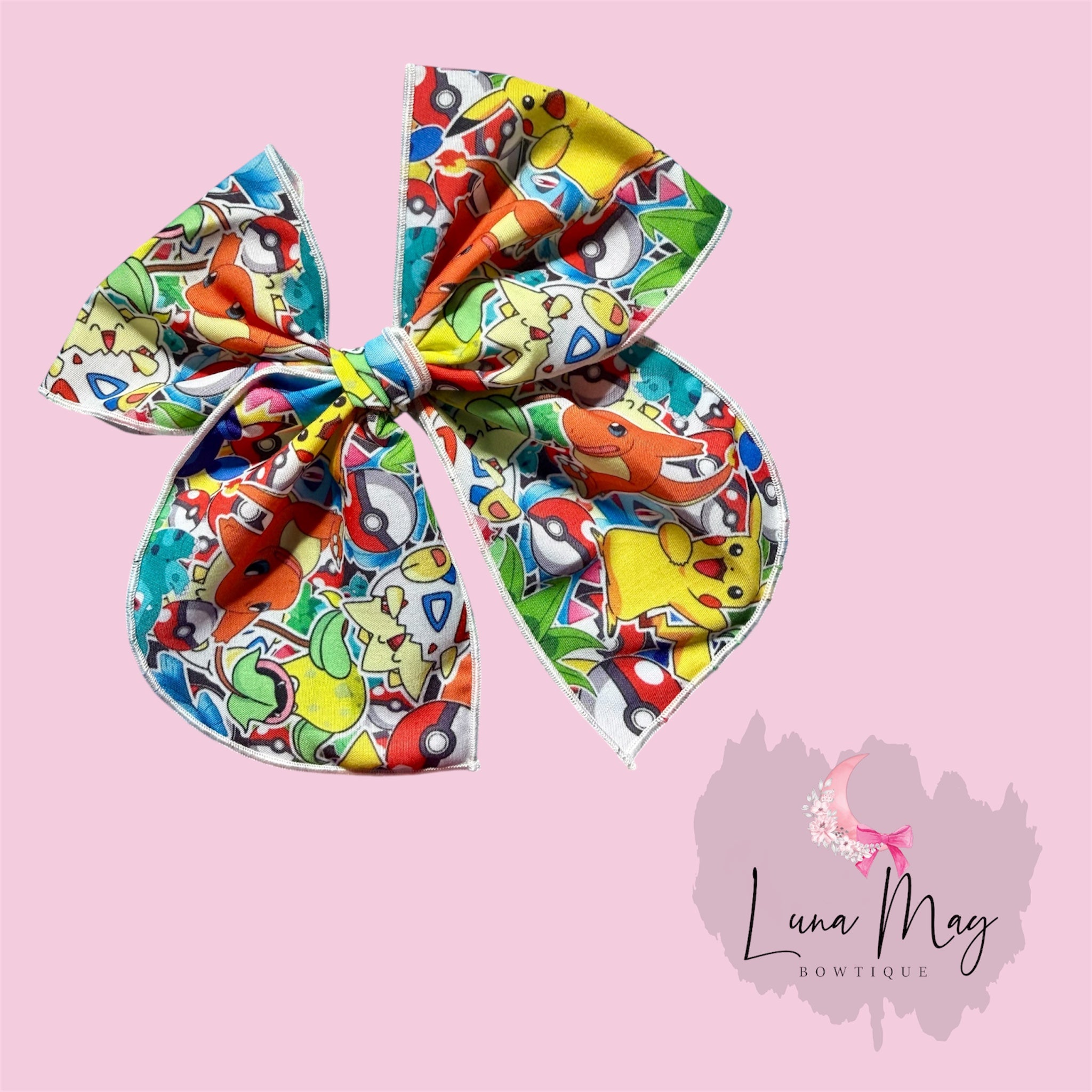 Poke  Bow on alligator clip