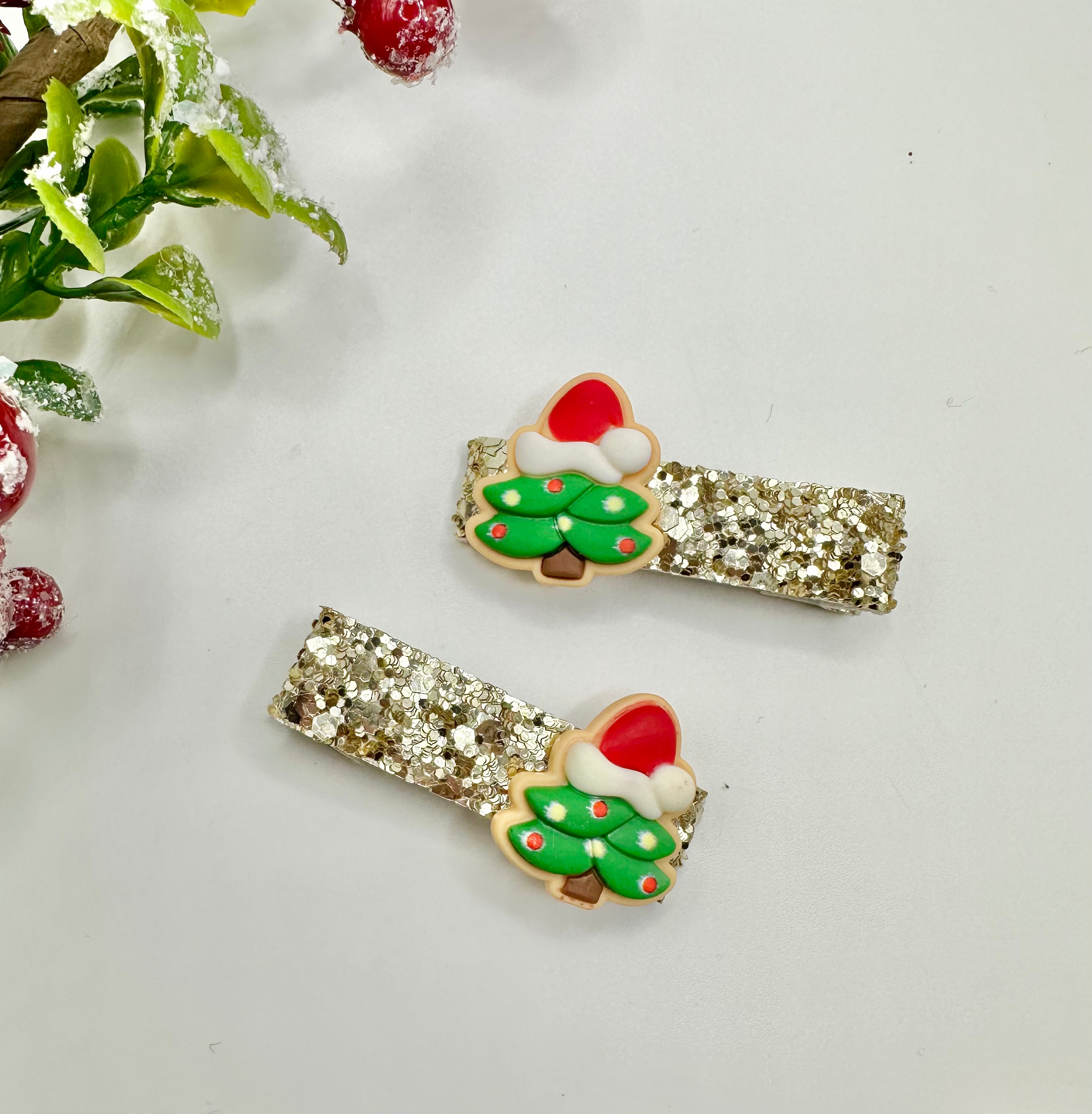 Christmas Clay Clip Set of 2