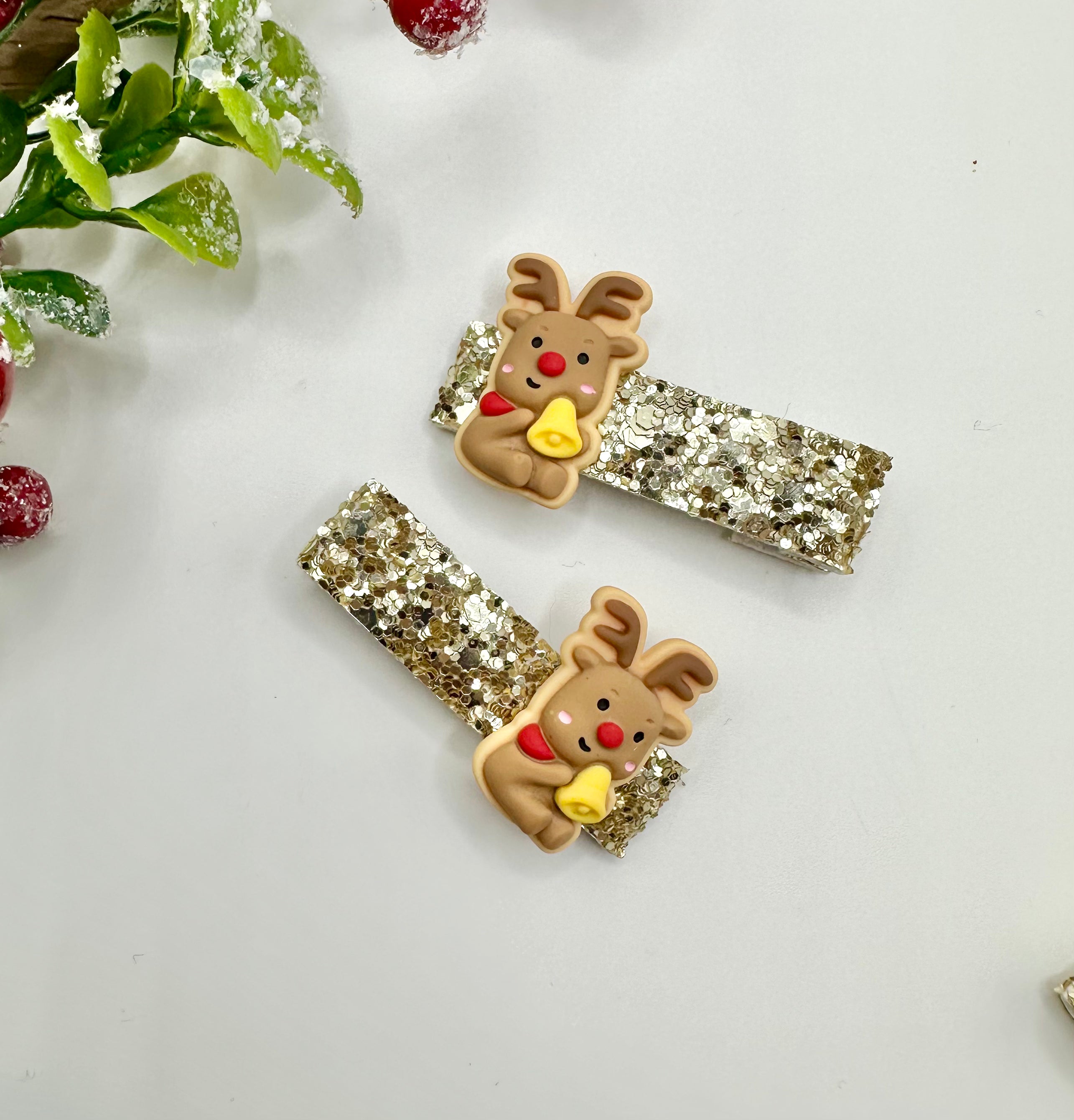 Christmas Clay Clip Set of 2