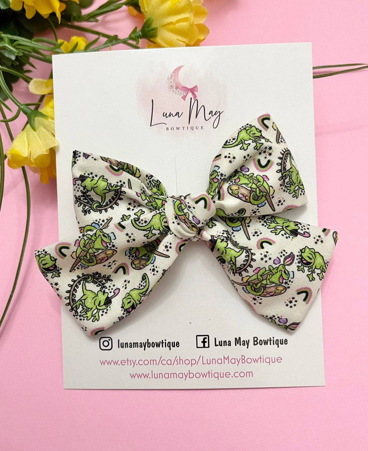 Sidekick Friends Fabric Hair Bow