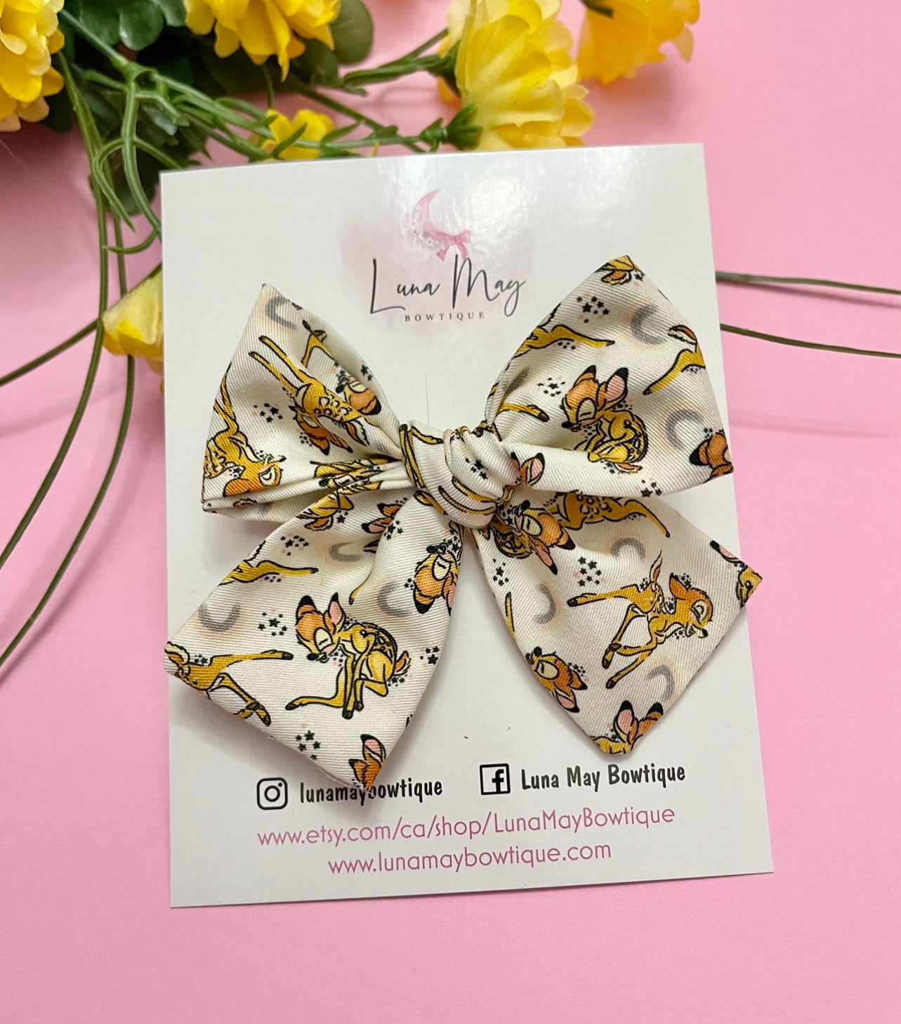 Sidekick Friends Fabric Hair Bow