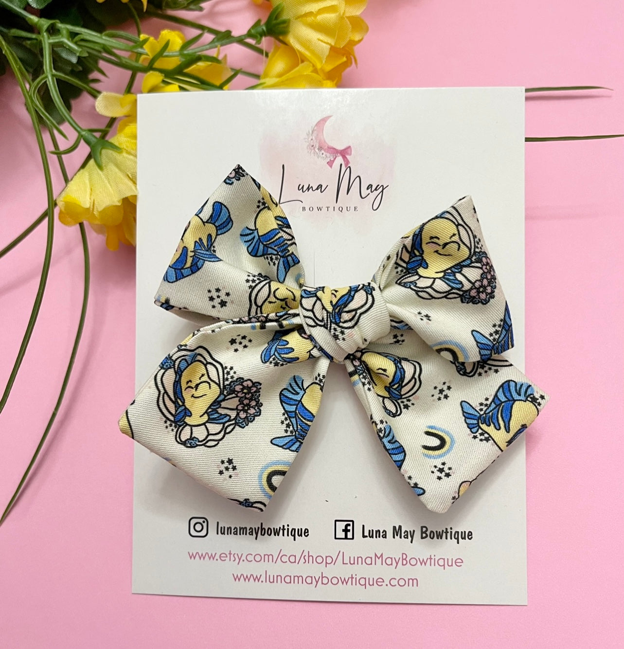 Sidekick Friends Fabric Hair Bow